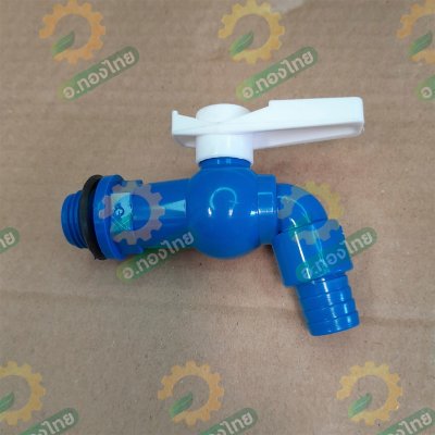 ก๊อกสนาม ก๊อกน้ำประปา ก๊อกเปิดปิด PVC ขนาด 1/2 นิ้ว (4หุน) ยี่ห้อ Spider คละสี