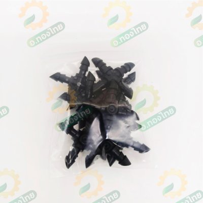 ข้อต่อสี่ทาง สายไมโคร ยี่ห้อ SUPER PRODUCT (10 ตัว)