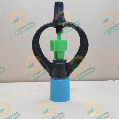 สปริงเกอร์ สายฝน + ฝาครอบ PVC 1/2 (สี่หุน) เสียบท่อพีวีซีได้เลย-สีเขียว