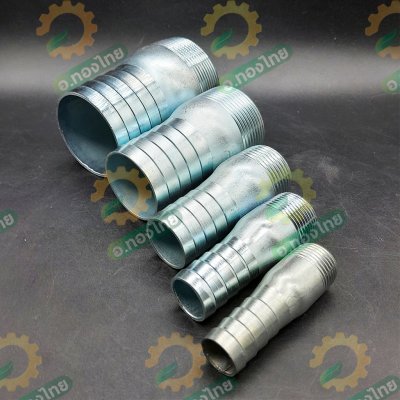 แป๊บรีด แป๊บลดเกลียวนอก เหล็ก ข้อต่อสายยาง หางปลาไหล 1/2 - 3 นิ้ว (สี่หุน - 3นิ้ว)