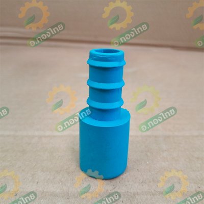 ข้อต่อ pvc พีวีซี สวมท่อพีอี pe ข้อต่อพีอี สายpe หางไหล (สีฟ้า)
