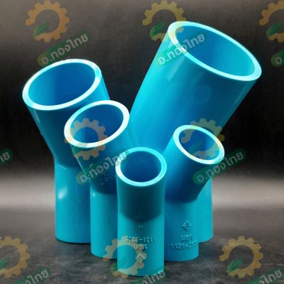 ข้องอ 45 องศา PVC พีวีซี ขนาด 1/2 - 2 นิ้ว หนา 13.5 ยี่ห้อ ท่อน้ำไทย