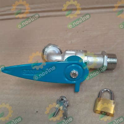 ก๊อกกุญแจ ก๊อกสนามกุญแจ ขนาด 1/2 นิ้ว รุ่น CKT15L ยี่ห้อ SANWA ซันวา