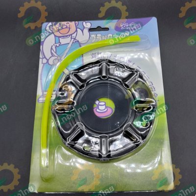 จานเอ็นตัดหญ้าอย่างดี พร้อมสายเอ็นตัดหญ้า 4 เส้น (2.4 มม.) รุ่น NP-130 (สีดำ) / ALLWAYS