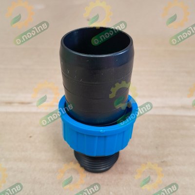 ข้อต่อเทปน้ำพุ่ง เกลียวนอก+เทป ขนาด 3/4*48 มิล ยี่ห้อ ปลาวาฬ