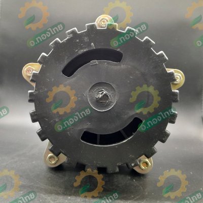 ฟุตวาล์ว PVC หัวกะโหลกดูดน้ำ ลิ้นสปริง 5 หู แบบเกลียวใน สีดำ ขนาด 3 นิ้ว (Red Hand)