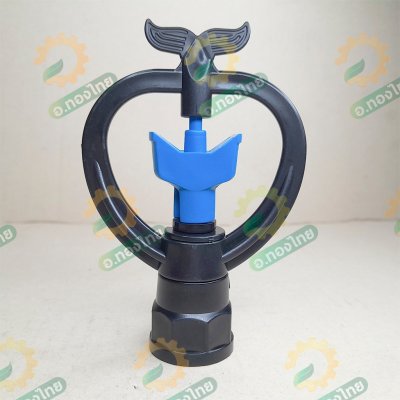 สปริงเกอร์ เกลียวใน 1/2 นิ้ว (โครงหมุนรอบตัว-สีฟ้า) น้ำออก2ทาง รุ่น WSF2 ยี่ห้อ ปลาวาฬ