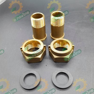 มิเตอร์น้ำ มาตรน้ำ มาตรวัดน้ำ ทองเหลือง ขนาด 1/2 (4หุน) ยี่ห้อ SANWA ซันวา