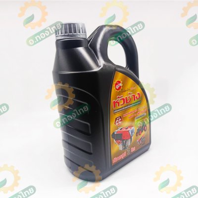 น้ำมันเครื่องดีเซล SAE40 ความจุ 3 ลิตร ยี่ห้อ หัวช้าง