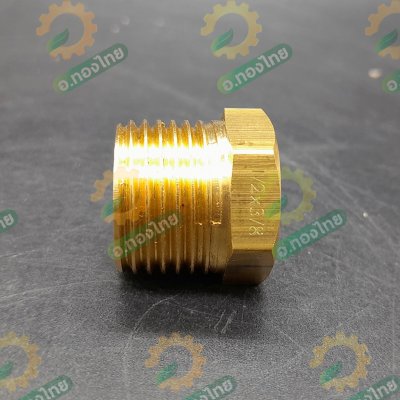 ข้อต่อลดเหลี่ยม ลดเหลี่ยมทองเหลือง (เกลียวใน-นอก) 1/4 , 3/8 , 1/2 นิ้ว ยี่ห้อ ANA