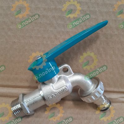 ก๊อกบอลสนามกุญแจ รุ่น CKT 15 L ขนาดเกลียว 1/2 นิ้ว (SANWA)