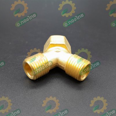 สามทางวายพ่นยา ข้อต่อสามทางพ่นยา ทองเหลือง ขนาด 2 หุน (1/4 นิ้ว)