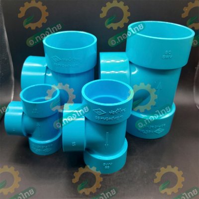 สามทาง บาง PVC พีวีซี ขนาด 1 1/2 - 3 นิ้ว หนา 8.5 (ท่อน้ำไทย)