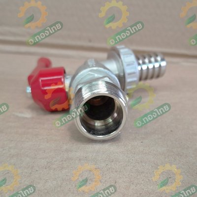 ก๊อกสนาม ก๊อกน้ำประปา ก๊อกเปิดปิดทองเหลือง ขนาด 3/4 นิ้ว (6หุน) ยี่ห้อ Sanwa ซันวา