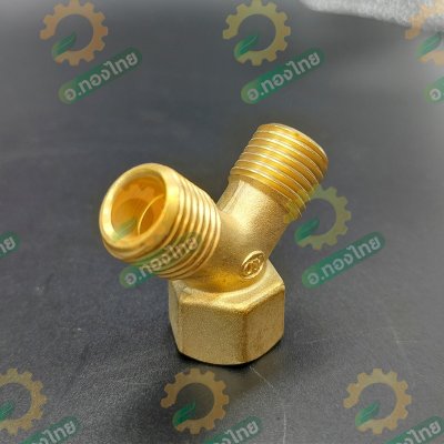 สามทางวายพ่นยา ข้อต่อสามทางพ่นยา ทองเหลือง ขนาด 2 หุน (1/4 นิ้ว)