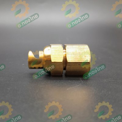 หัวพ่นยาทองเหลือง หัวพัดคว่ำ หัวฉีดยาติดท้ายรถ เกลียวใน ขนาด 2 หุน (ผ่าข้าง)