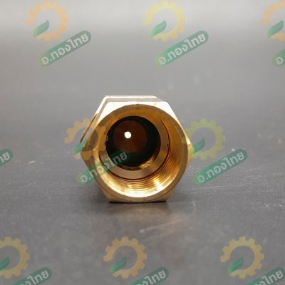 หัวพ่นยาทองเหลือง หัวพัดคว่ำ หัวฉีดยาติดท้ายรถ เกลียวใน ขนาด 2 หุน (ผ่าข้าง)