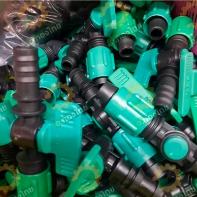 วาล์วน้ำหยด + ลูกยาง ก๊อกน้ำหยด วาล์วเทปน้ำหยด ขนาด 20 มิล (100 ชุด) S&S