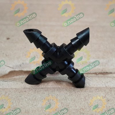 ข้อต่อสี่ทาง สายไมโคร ยี่ห้อ SUPER PRODUCT (10 ตัว)