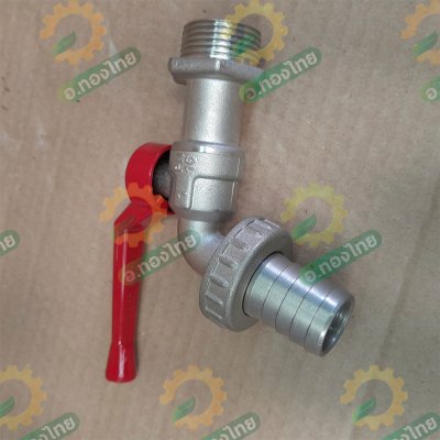 ก๊อกสนาม ก๊อกน้ำประปา ก๊อกเปิดปิดทองเหลือง ขนาด 1 นิ้ว ยี่ห้อ Sanwa ซันวา