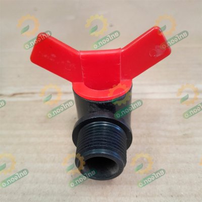 วาล์วเกลียวนอก ต่อเทปน้ำพุ่ง 3/4*25 มม. รุ่น DLT 25 มีตัวล็อคเทป ยี่ห้อ Super product