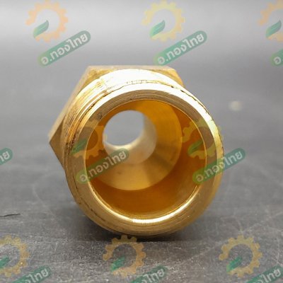 นิปเปิ้ลลดทองเหลือง ต่อตรงทองเหลือง (เกลียวนอก) ขนาด 1/4 -1/2 นิ้ว (2-4หุน) ยี่ห้อ ANA