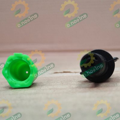 หัวพ่นหมอก หัวฉีดสเปรย์ พ่นละออง น้ำออก 1 ทาง ต่อสายไมโคร ท่อ PE (สีเขียว)