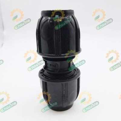 ข้อต่อสวมล็อค ข้อต่อตรง PE ขนาด 25 มิล - 6 หุน (คละสี)