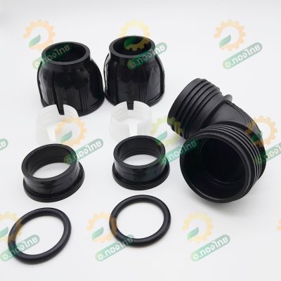 ข้องอล็อคท่อ PE ข้อต่อสวมล็อค ขนาด 32 มม. (1 นิ้ว ) คละสี