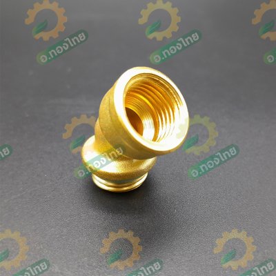 ข้องอพ่นยา 45 องศา ทองเหลือง ขนาด 2 หุน (1/4”)