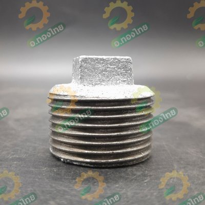 ปลั๊กอุดเกลียวนอกเหล็ก ฝาอุดท่อเกลียวนอก เหล็กเหนียว ขนาด 1/2 - 2 นิ้ว