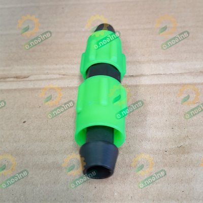 ข้อต่อเทปน้ำหยด ข้อต่อสายน้ำหยด แบบเกลียวหมุนล็อค (สีเขียว) ขนาด 16 มม. (100ตัว)