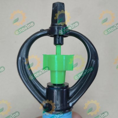 สปริงเกอร์ สายฝน + ฝาครอบ PVC 1/2 (สี่หุน) เสียบท่อพีวีซีได้เลย-สีเขียว