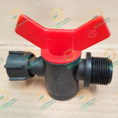 วาล์วเกลียวนอก ต่อเทปน้ำพุ่ง 3/4*25 มม. รุ่น DLT 25 มีตัวล็อคเทป ยี่ห้อ Super product