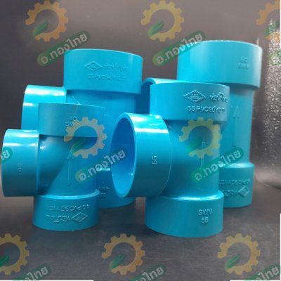 สามทาง บาง PVC พีวีซี ขนาด 1 1/2 - 3 นิ้ว หนา 8.5 (ท่อน้ำไทย)