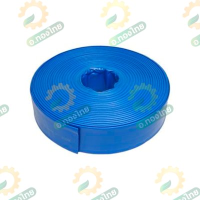 สายส่งน้ำ สายสปริงเกอร์ ท่อผ้าใบ เคลือบ PVC สายดับเพลิง 2 1/2 นิ้ว (สีน้ำเงิน) ยาว 100 เมตร (Summer Hose)