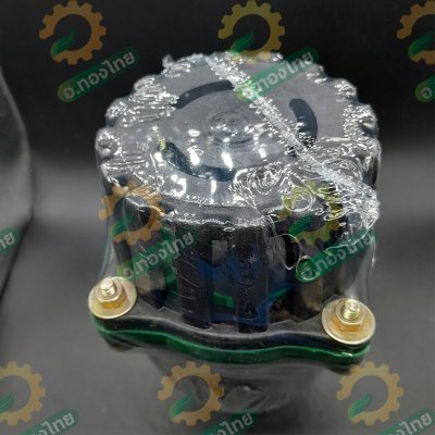 ฟุตวาล์ว PVC หัวกะโหลกดูดน้ำ ลิ้นสปริง 4 หู แบบสวม สีดำ ขนาด 2 นิ้ว (Red Hand)