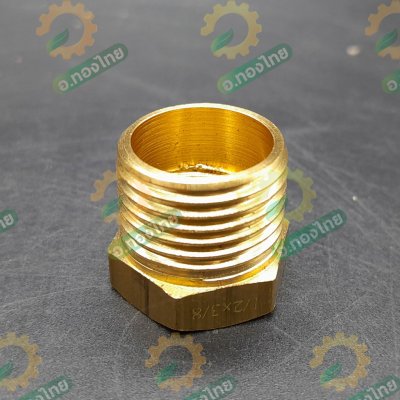 ข้อต่อลดเหลี่ยม ลดเหลี่ยมทองเหลือง (เกลียวใน-นอก) 1/4 , 3/8 , 1/2 นิ้ว ยี่ห้อ ANA