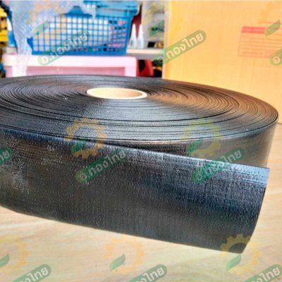 สายส่งน้ำ PE สายสปริงเกอร์ ท่อผ้าใบ เคลือบ PVC สายดับเพลิง 2-3 นิ้ว (สีดำ) ยาว 100 เมตร