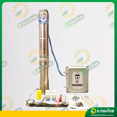 ปั๊มบาดาลโซล่าเซล ซับเมอร์ส 2 ระบบ AC/DC 2200W 2 นิ้ว รุ่น ACDC4SC18-95-280V-2200W (MITSUMAX)