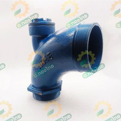 คอปั๊มขยาย คอปั้มทดเหล็ก โค้งกรอกน้ำ สำหรับขยายทางออกปั๊ม ขนาด 2*3 นิ้ว , 3*4 นิ้ว