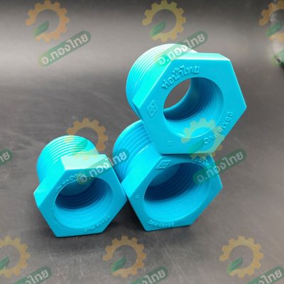 ลดเหลี่ยมพีวีซี PVC ข้อลดเกลียว ขนาด 1/2 , 3/4 , 1 นิ้ว หนา 13.5 (ท่อน้ำไทย)