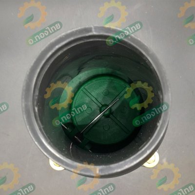 หัวกระโหลกดูดน้ำ PVC ลิ้นสปริง 4 หู ฟุตวาล์ว PVC แบบสวม สีดำ ขนาด 3 นิ้ว (Red Hand)