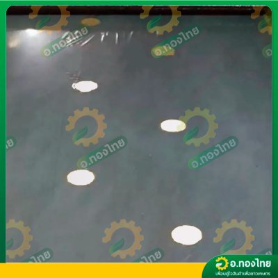พลาสติกคลุมดิน ผ้าคลุมดิน (เจาะรู) ขนาด กว้าง 80 CM. 100 CM. 120 CM. x 400 หลา หนา 25 ไมครอน สีดำ