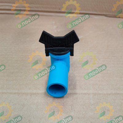 วาล์วหรี่ บอลวาล์วสวมท่อ PVC-PE ขนาด 1/2 *16 มิล (สวมในข้อต่อ)