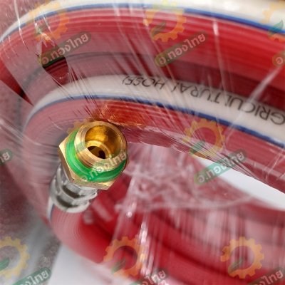 สายพ่นยา สายฉีดยา หนา 3 ชั้น 50 เมตร ข้อต่อทองเหลือง ยี่ห้อ คุ้มคิง