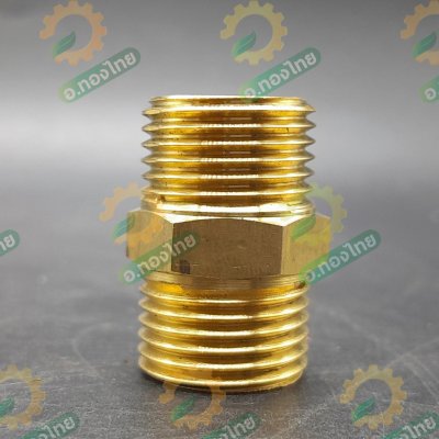 นิปเปิ้ล ทองเหลือง (ต่อตรงเกลียวนอก) ขนาด 3/8 , 1/4 , 1/2 นิ้ว ยี่ห้อ ANA