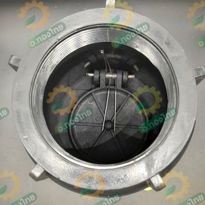 ฟุตวาล์ว PVC หัวกะโหลกดูดน้ำ ลิ้นสปริง 5 หู แบบเกลียวใน สีดำ ขนาด 3 นิ้ว (Red Hand)