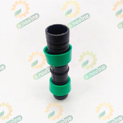 ข้อต่อเทปน้ำหยด ข้อต่อน้ำหยด แบบดึงล็อค ขนาด 16 มิล (สีเขียว) จำนวน 100 ตัว