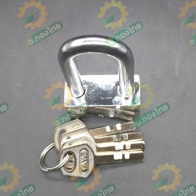 กุญแจ กุญแจบ้าน กุญแจระบบลูกปืน (คอยาว สีเงิน) 45mm. (TAYO)